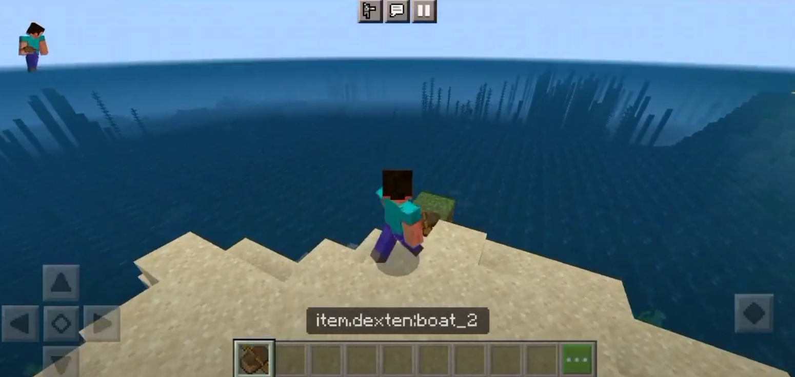 Boat mod for Minecraft Pocket Edition