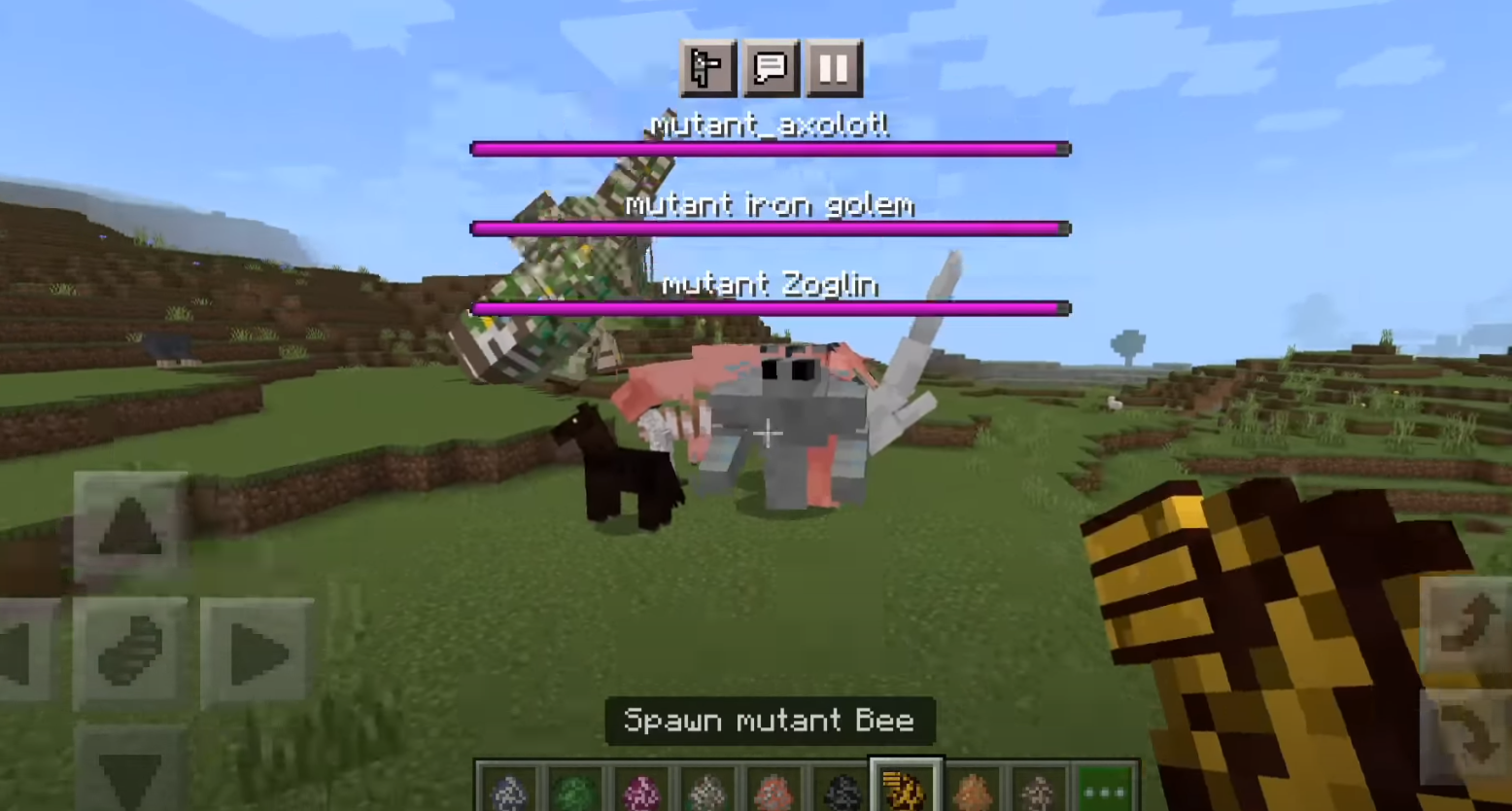 Mutant Creatures mod for Minecraft Pocket Edition