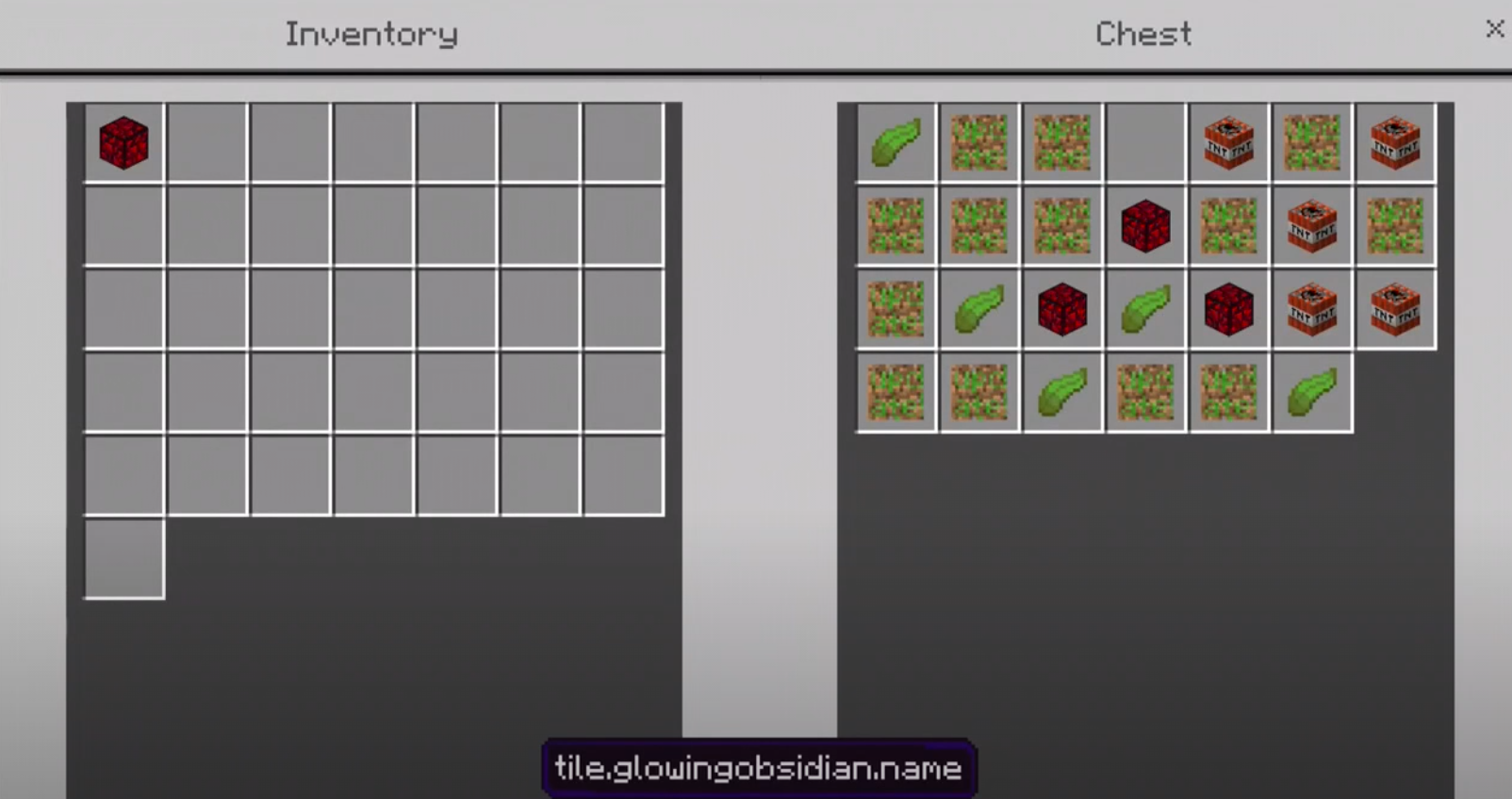 Too many items mod for Minecraft PE