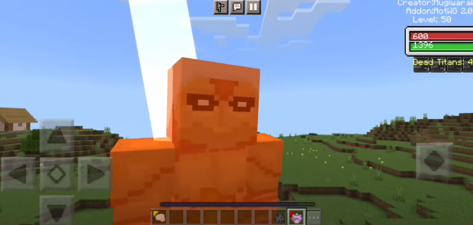 Attack on Titan addon for Minecraft PE