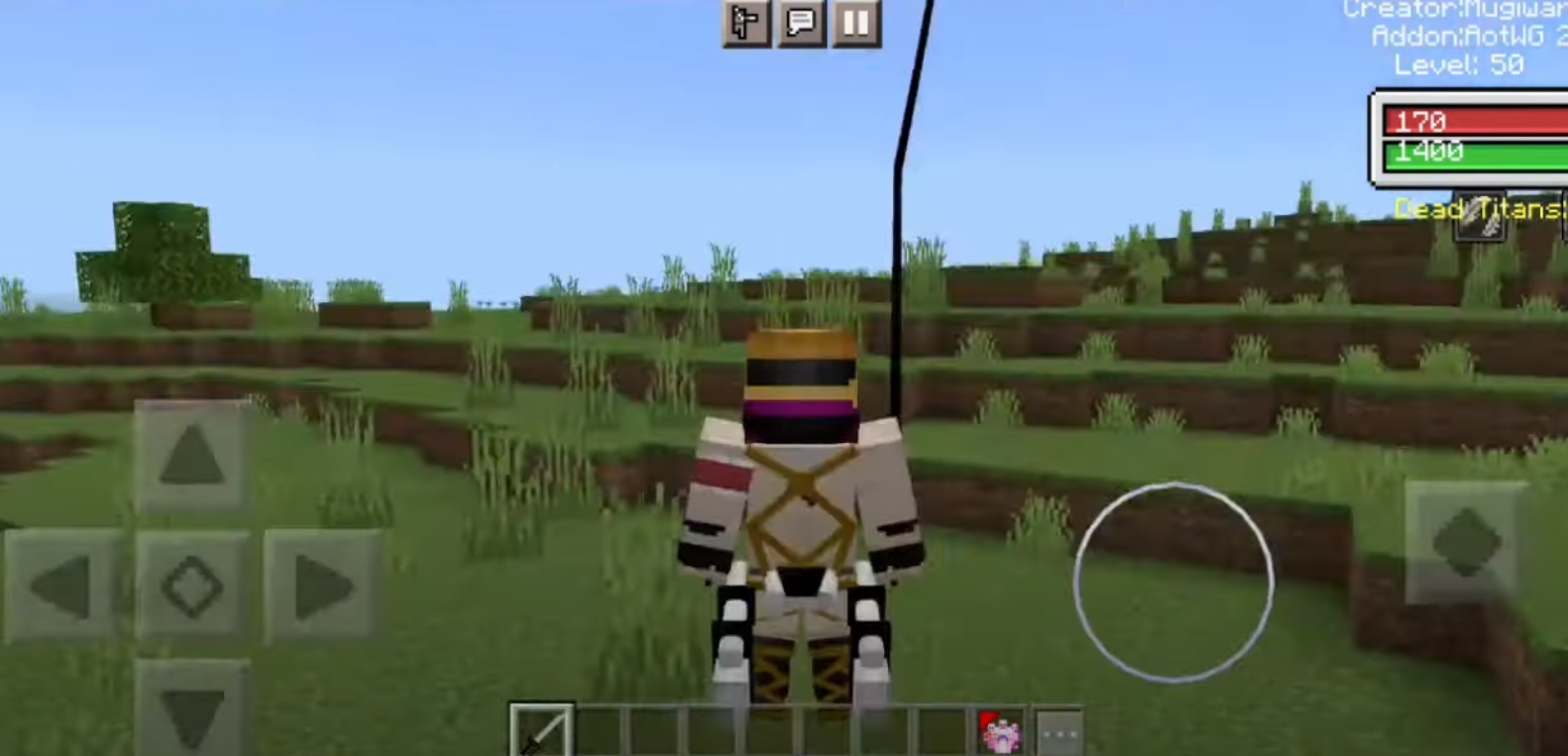 Attack on Titan mod for Minecraft PE