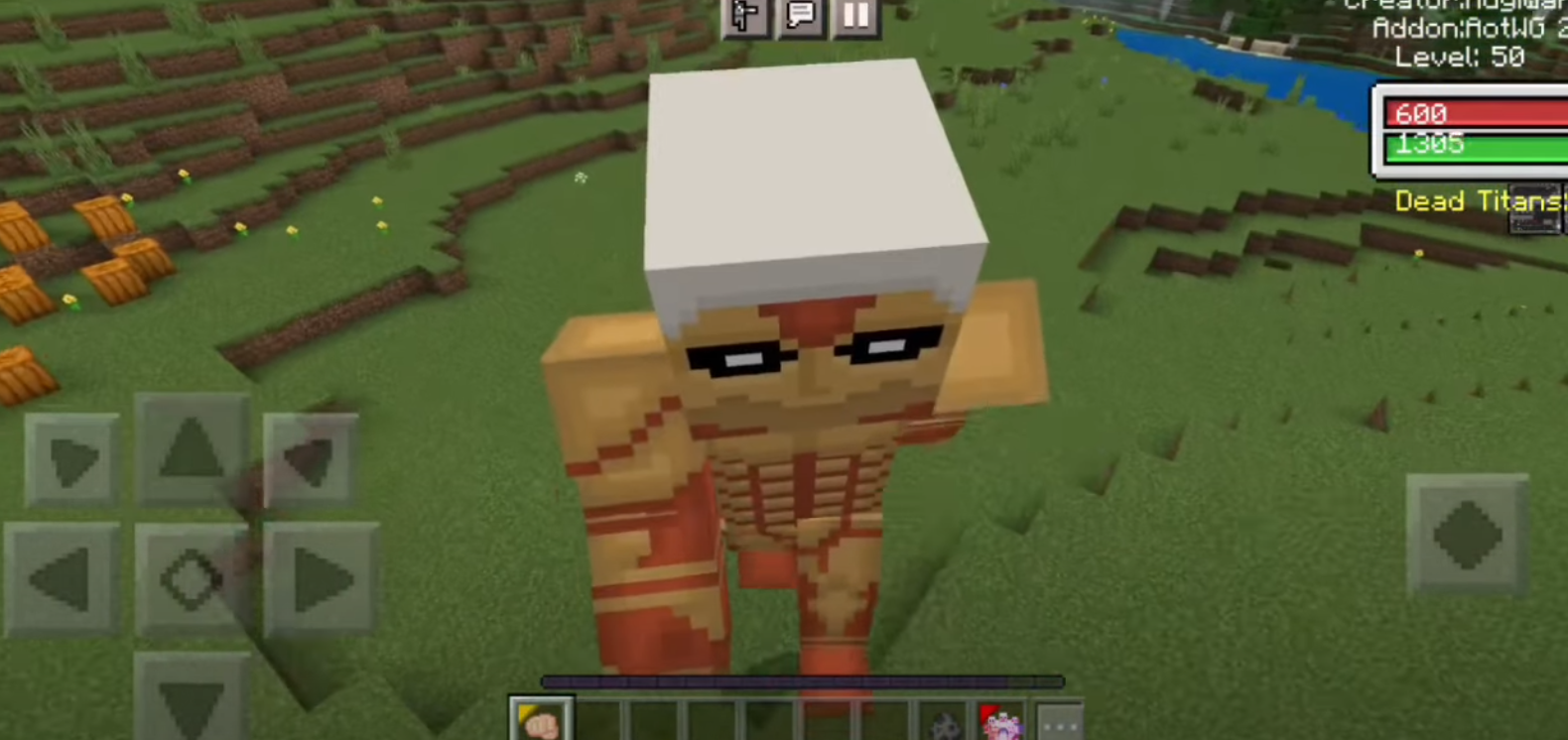 best attack on titan mod for minecraft pe